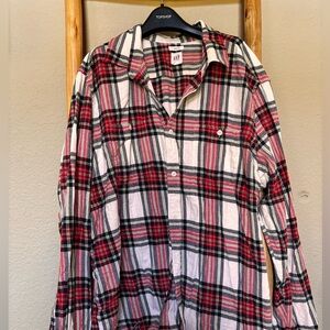 GAP Red and Black Checkered Shirt